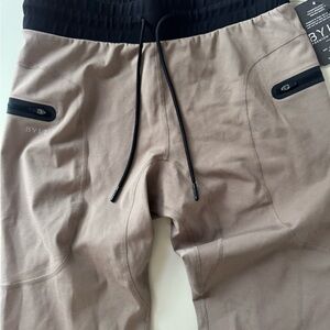 Bylt Tan Joggers with Black Accents
